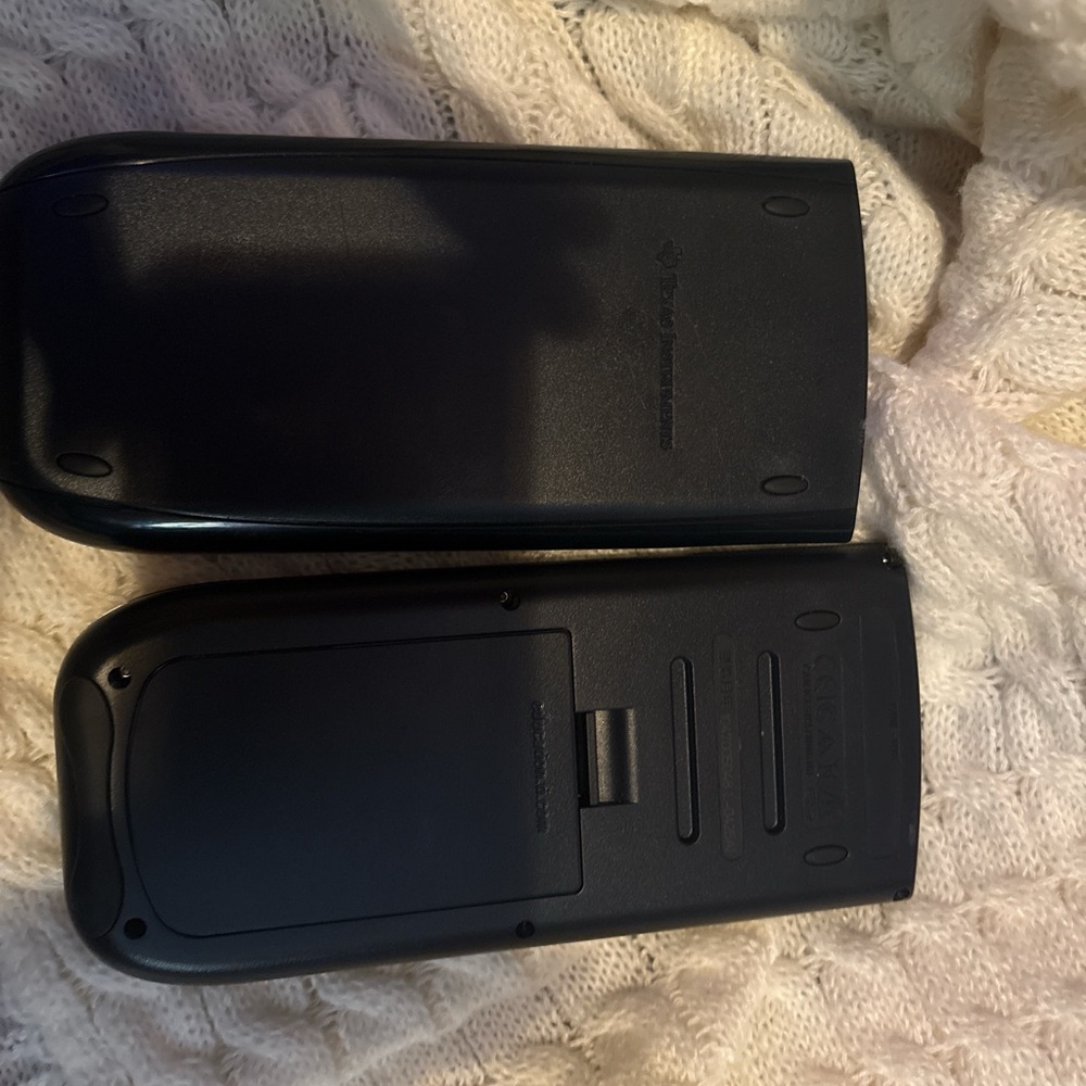 Texas Instruments Dual Black Calculator Set